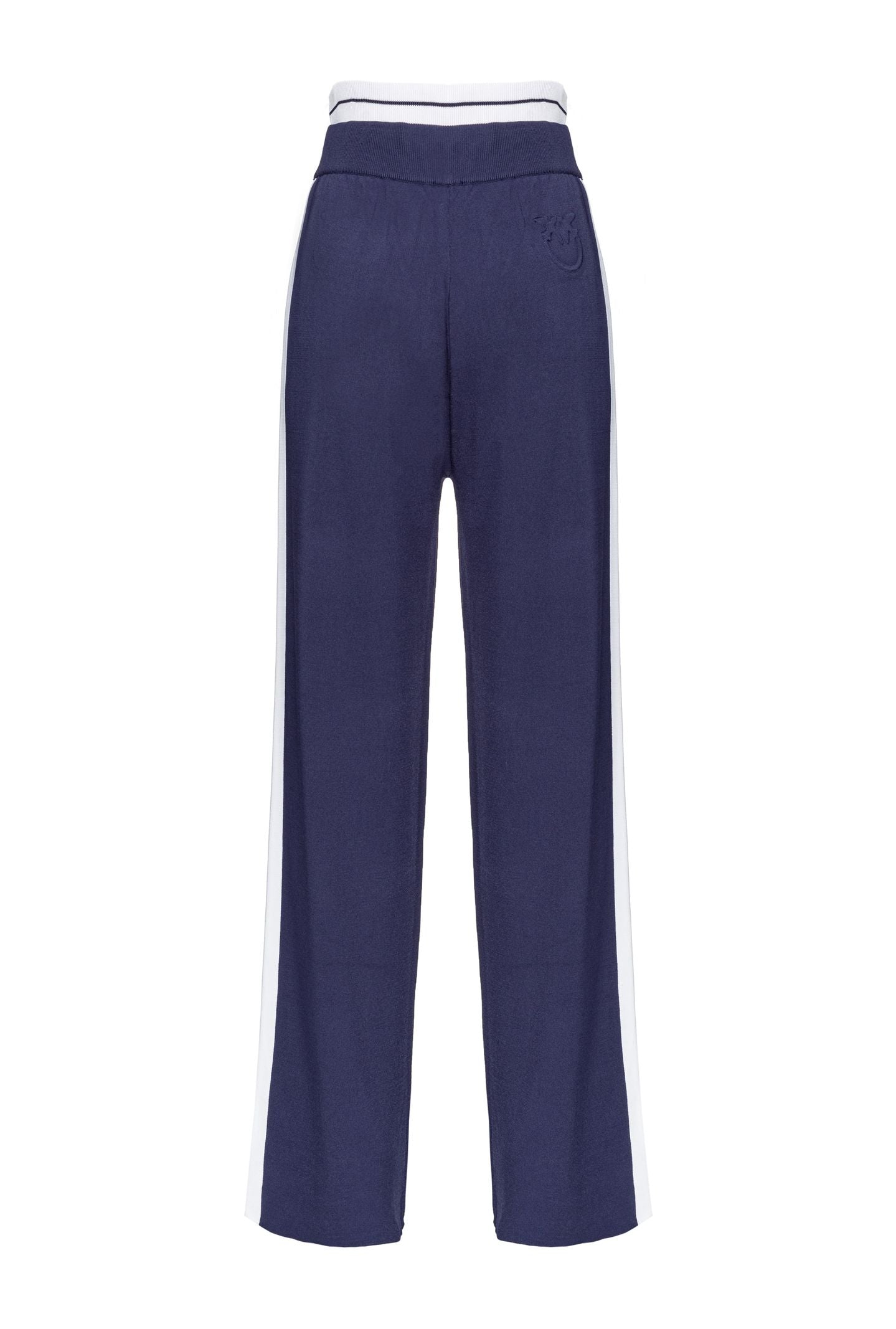 Pantalone felpa ampio con banda laterale 104739-A2FQ EZ1 PINKO 