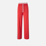 Pantalone felpa ampio con banda laterale 104739-A2FQ RZ1 PINKO 