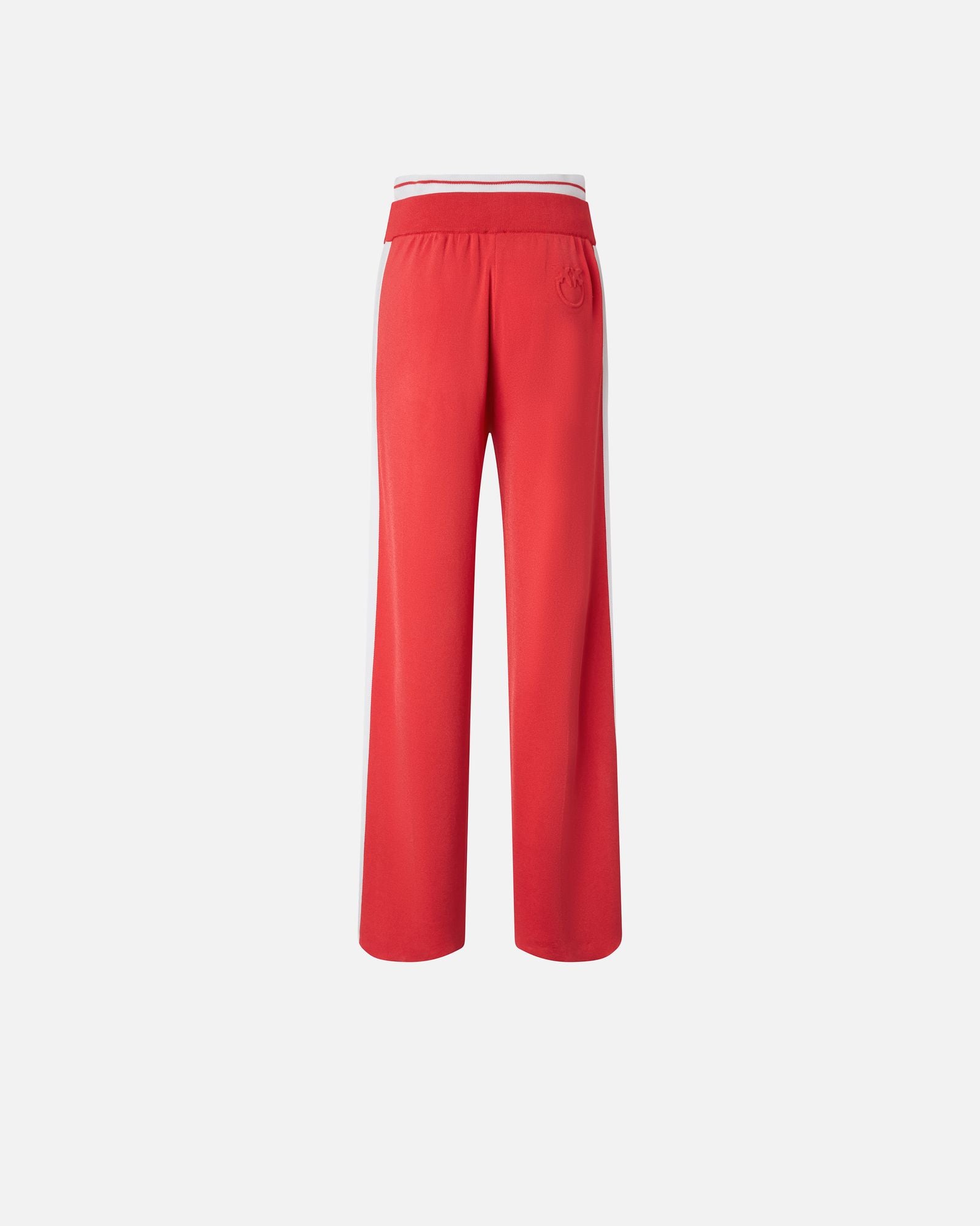 Pantalone felpa ampio con banda laterale 104739-A2FQ RZ1 PINKO 