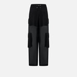 Pantalone cargo in georgette trasparente - Pinko 104751-A21F Z99 PINKO 