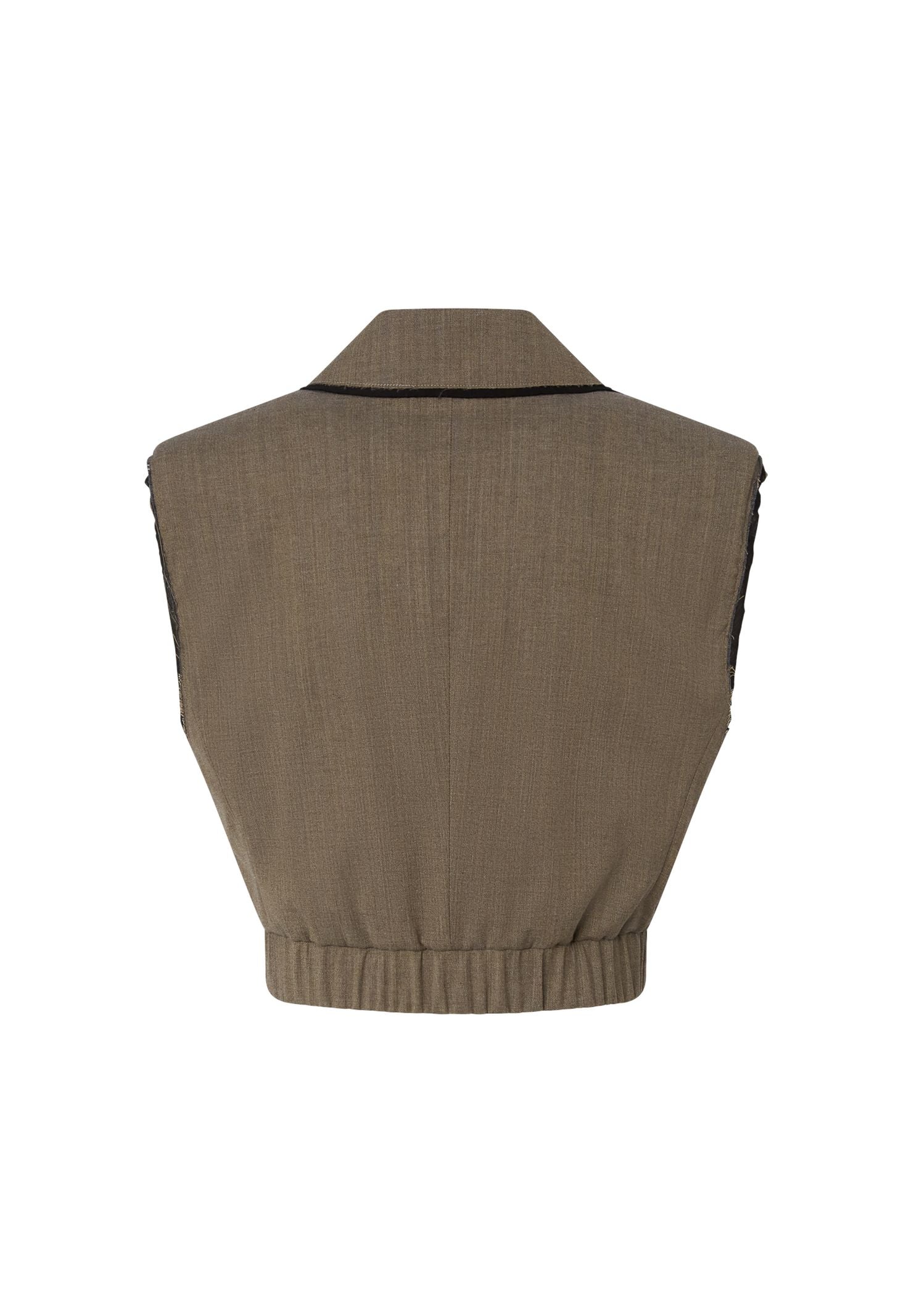 Gilet corto con rever ed elastico 104755-A2BQ L67 PINKO 