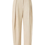 Pantalone largo con pieghe in tela 104781-A2EJ D18 PINKO 