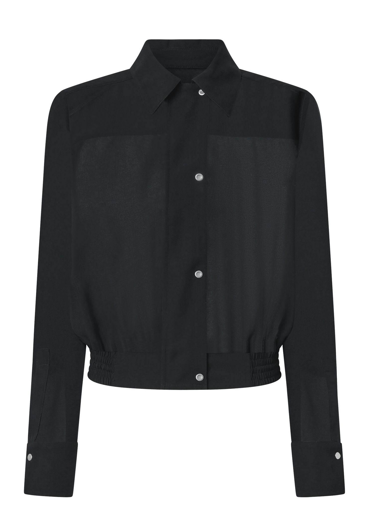 Camicia linea bomber in georgette 104787-A21F Z99 PINKO 