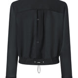 Camicia linea bomber in georgette 104787-A21F Z99 PINKO 