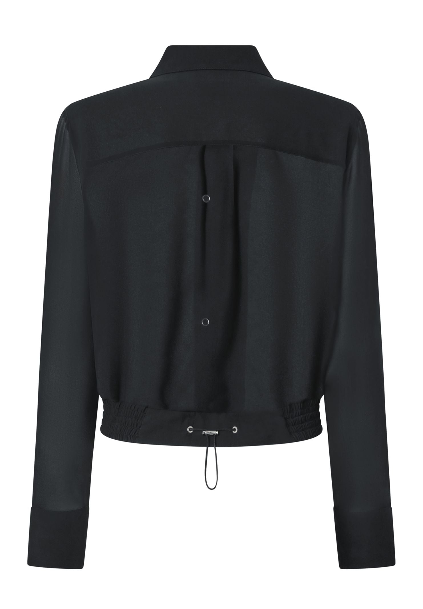 Camicia linea bomber in georgette 104787-A21F Z99 PINKO 