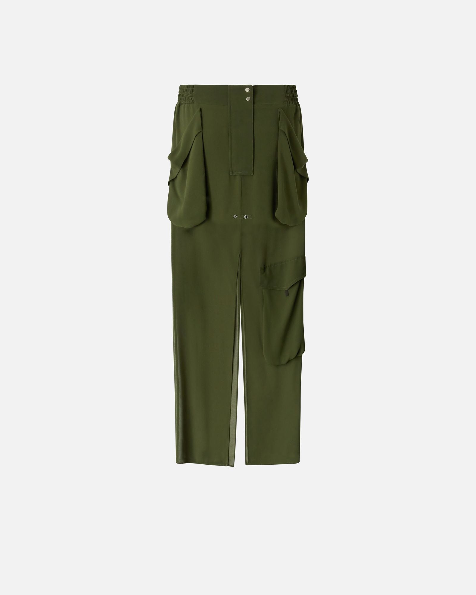 Gonna lunga in georgette 104789-A21F S1C PINKO 