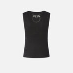 Top a costine misto seta 104808-A1KW Z99 PINKO 