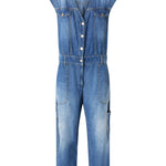 Tuta jeans senza maniche 104824-A2GQ PJD PINKO 