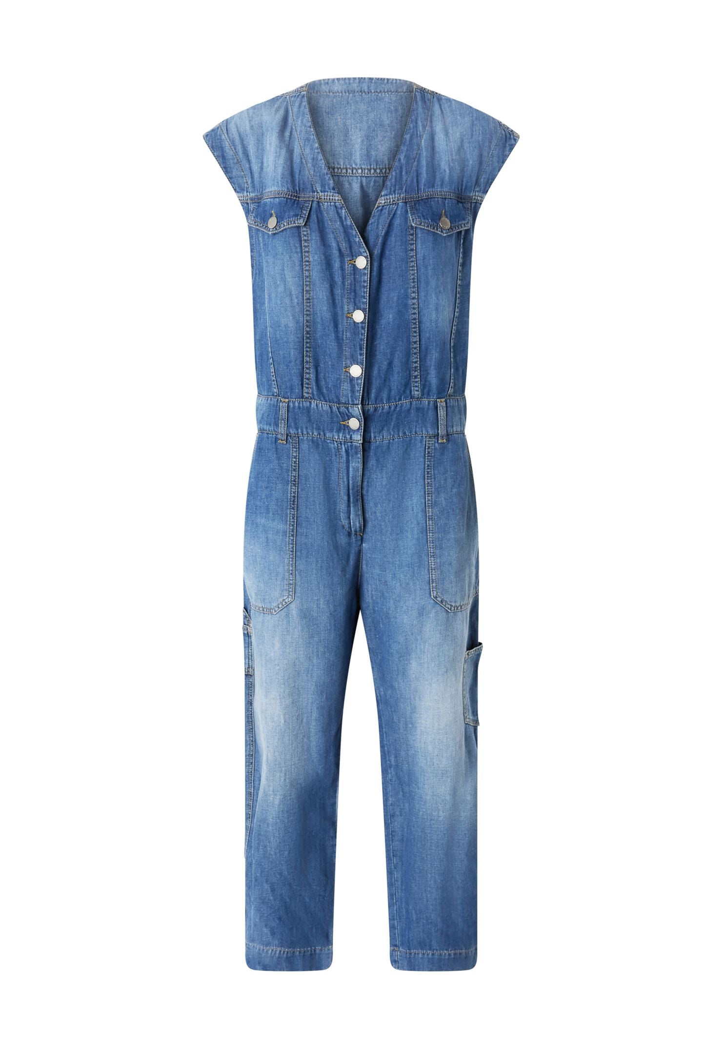 Tuta jeans senza maniche 104824-A2GQ PJD PINKO 