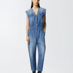 Tuta jeans senza maniche 104824-A2GQ PJD PINKO 