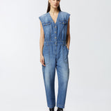 Tuta jeans senza maniche 104824-A2GQ PJD PINKO 