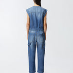 Tuta jeans senza maniche 104824-A2GQ PJD PINKO 