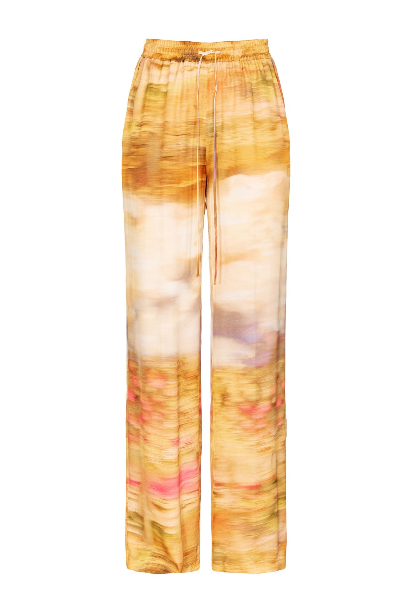 Pantalone ampio leggero stampato 104830-A2G0 CN4 PINKO 