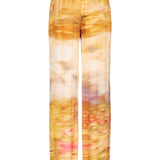 Pantalone ampio leggero stampato 104830-A2G0 CN4 PINKO 