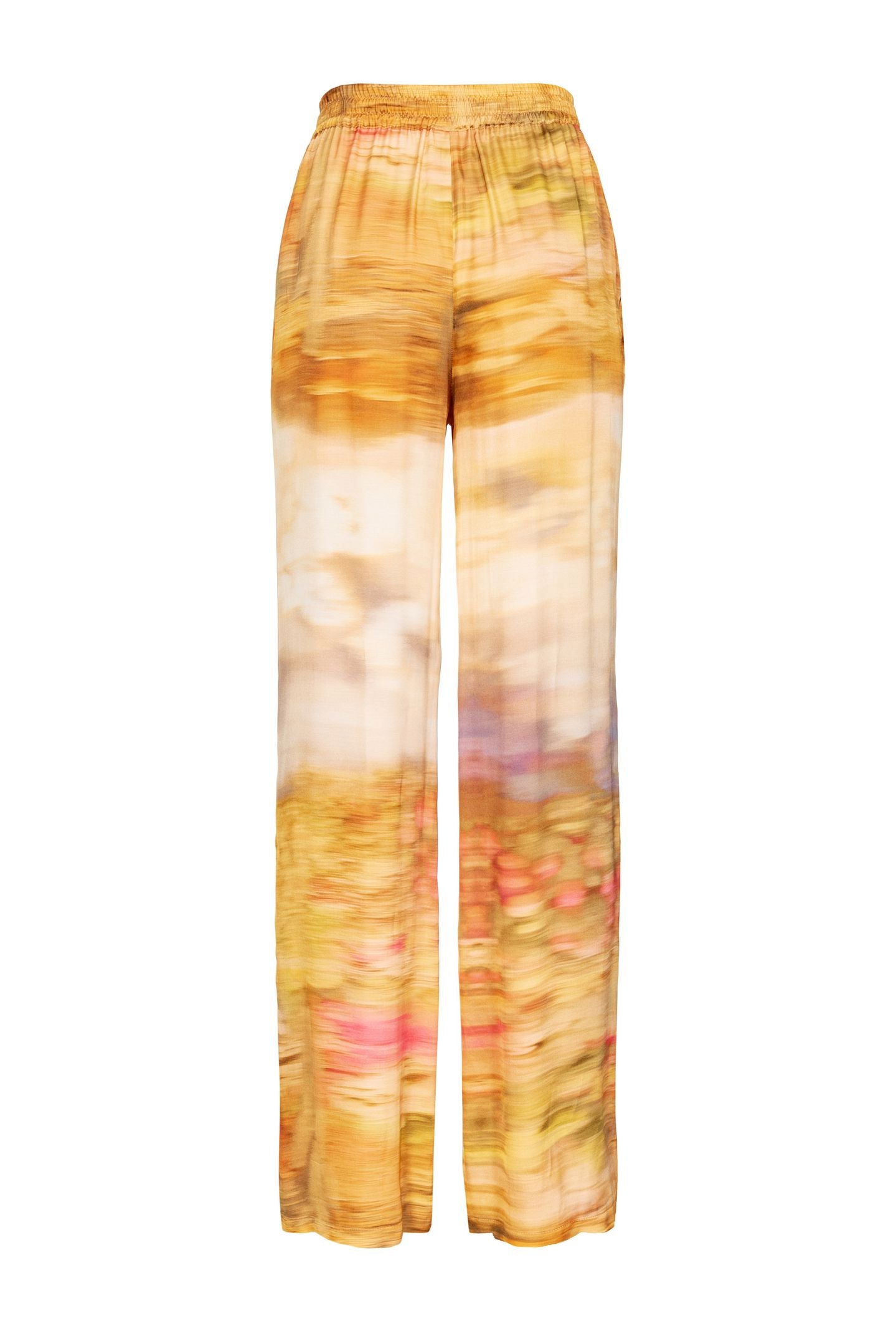 Pantalone ampio leggero stampato 104830-A2G0 CN4 PINKO 