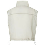 Gilet corto leggero in tessuto ripstop 104852-A2EK I12 PINKO 