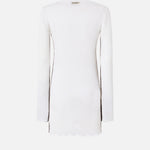 Abito corto traforato in maglia 104891-A2EB Z04 PINKO 