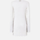 Abito corto traforato in maglia 104891-A2EB Z04 PINKO 