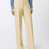 Pantalone con piega in lino stretch 104929-A0IM C23 PINKO 