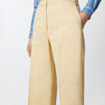 Pantalone con piega in lino stretch 104929-A0IM C23 PINKO 