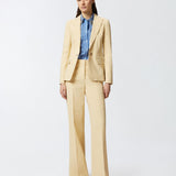 Pantalone con piega in lino stretch 104929-A0IM C23 PINKO 