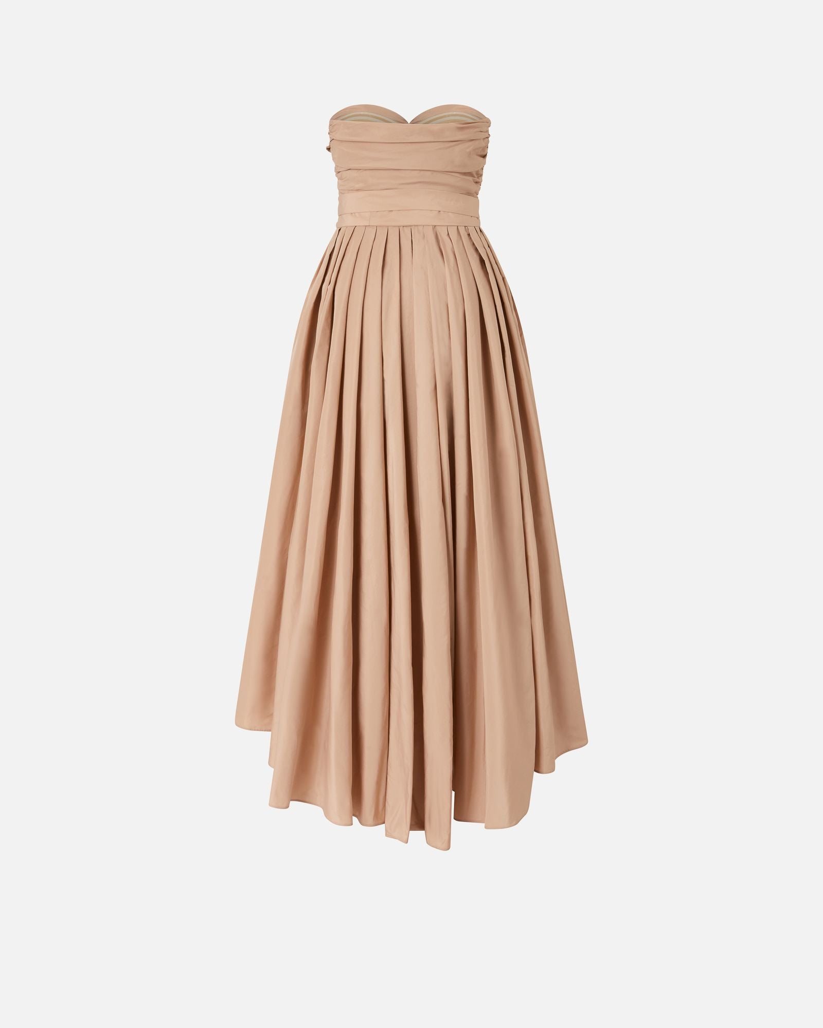 Abito in taffetà scollo a cuore 104937-Y3LE N34 PINKO 