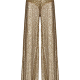 Pantalone palazzo rete paillettes 105009-A2EX X26 PINKO 