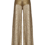Pantalone palazzo rete paillettes 105009-A2EX X26 PINKO 