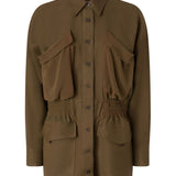 Giacca camicia leggera con tasche 105017-A2I9 S1C PINKO 