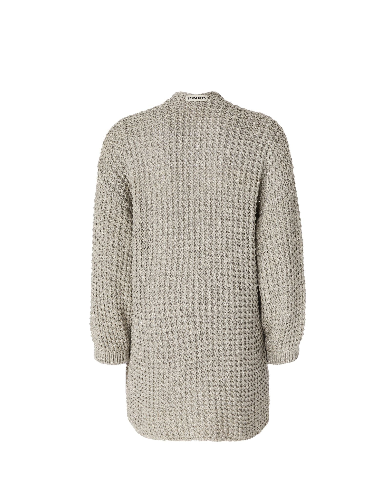 Cardigan lungo traforato 105180-A2LN CK1 PINKO 