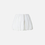 Minigonna ballon in popeline 105183-A2LD Z04 PINKO 