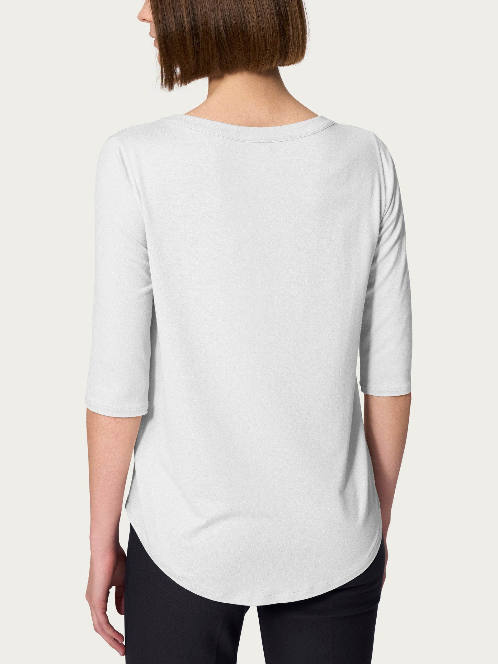 Maglia girocollo in jersey - Ragno 70121WSS25 010 RAGNO 