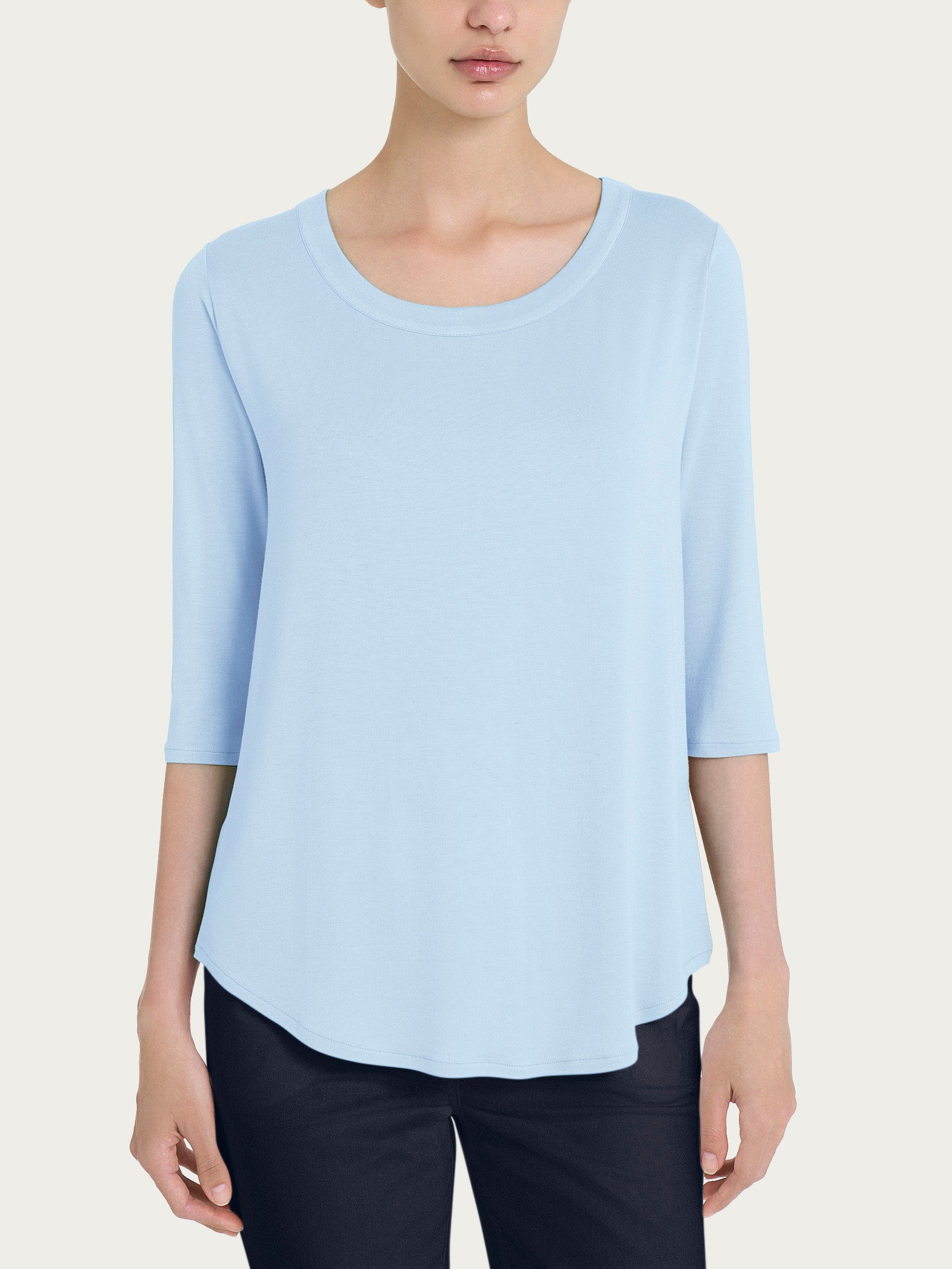 Maglia girocollo in jersey - Ragno 70121WSS25 B11 RAGNO 