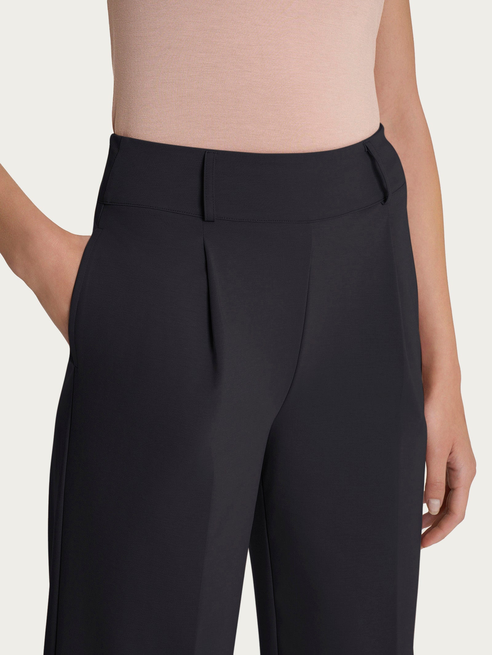 Pantalone wide leg in Compact Light - Ragno DP40PESS25 020 RAGNO 