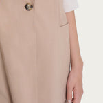 Gilet lungo in tessuto tencel Super Natural DP79GLSS25 B29 RAGNO 
