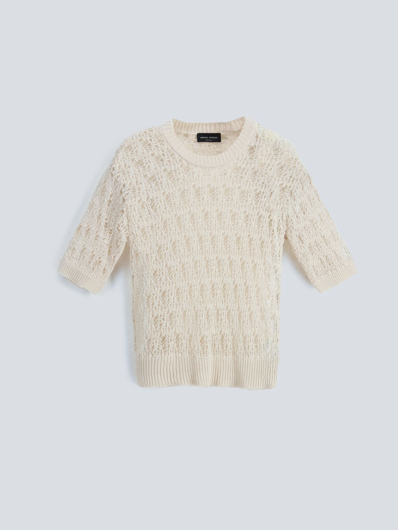 Maglia effetto pizzo B22021 B2202 ROBERTO COLLINA 