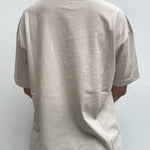 T-shirt con stampa TS301 BEIGE TOP-TEE 