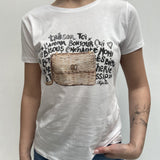 T-shirt con stampa TS315 BIANCO TOP-TEE 