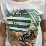 T-shirt con stampa TS316 BIANCO TOP-TEE 