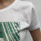 T-shirt con stampa TS316 BIANCO TOP-TEE 