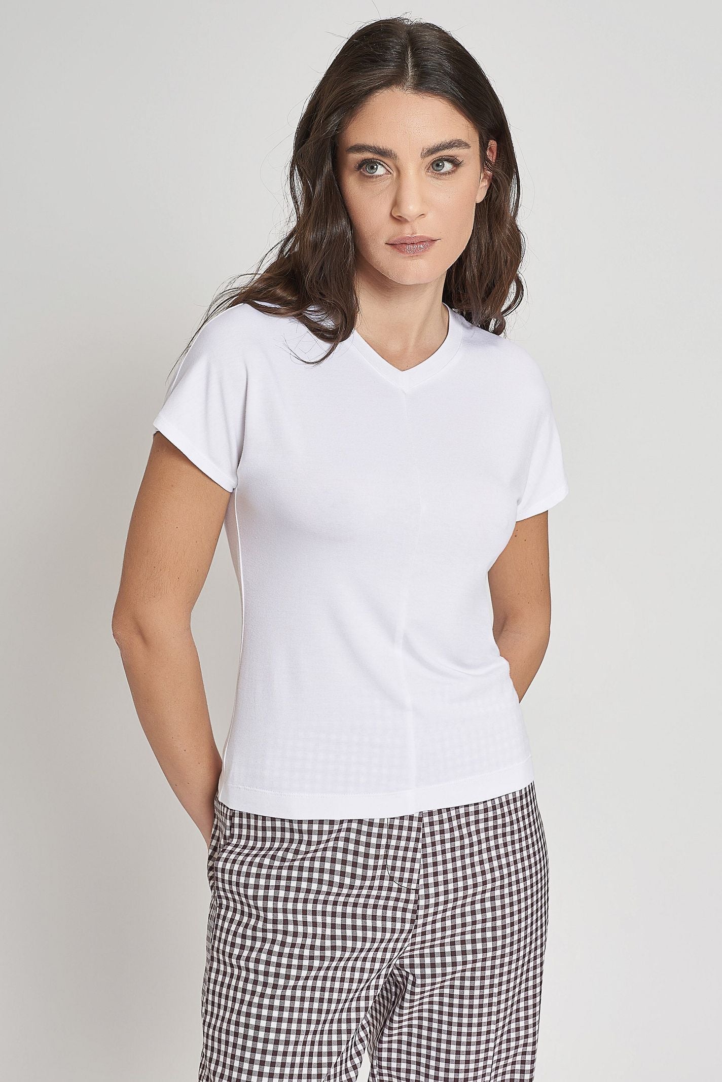 Maglia scollo a V - Carla G MIAT20D6 01 CARLA G. 