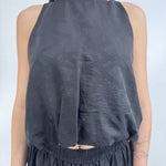 Top jaquard smanicato - Eleh SS260023 NERO ELEH 