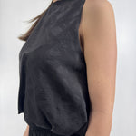 Top jaquard smanicato - Eleh SS260023 NERO ELEH 