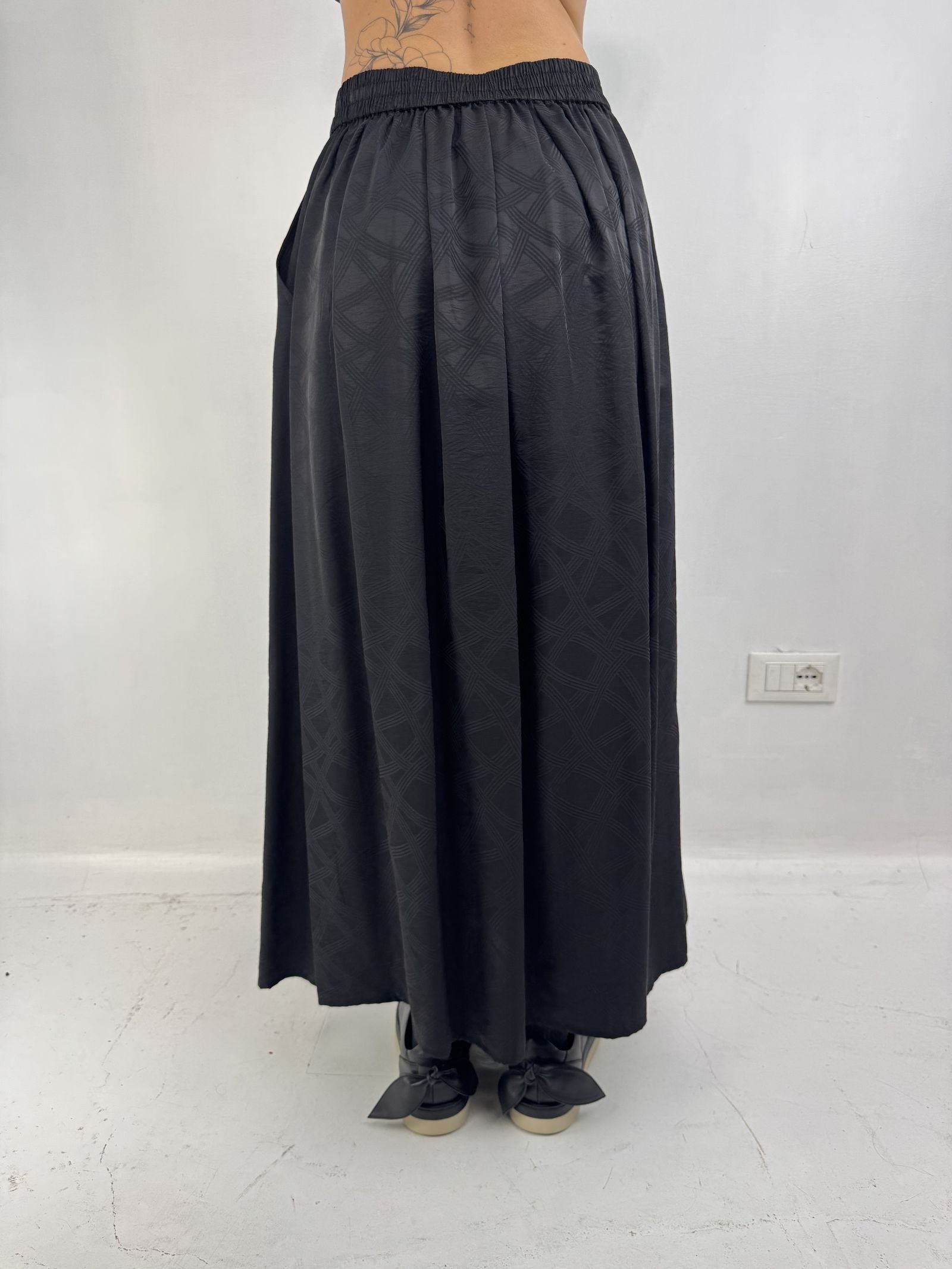Gonna jaquard - Eleh SS260024 NERO ELEH 