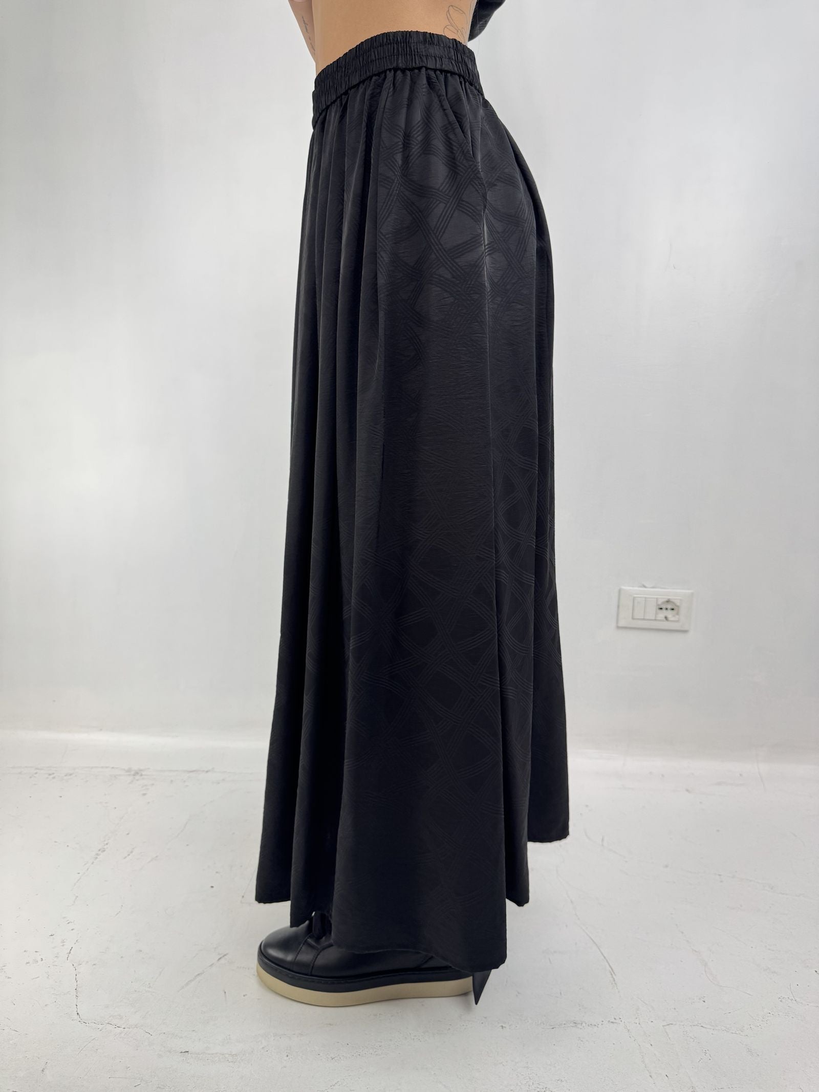Gonna jaquard - Eleh SS260024 NERO ELEH 