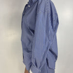 Camicia in popeline a righe - Eleh SS260034 BLU ELEH 