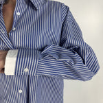 Camicia in popeline a righe - Eleh SS260034 BLU ELEH 