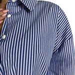 Camicia in popeline a righe - Eleh SS260034 BLU ELEH 