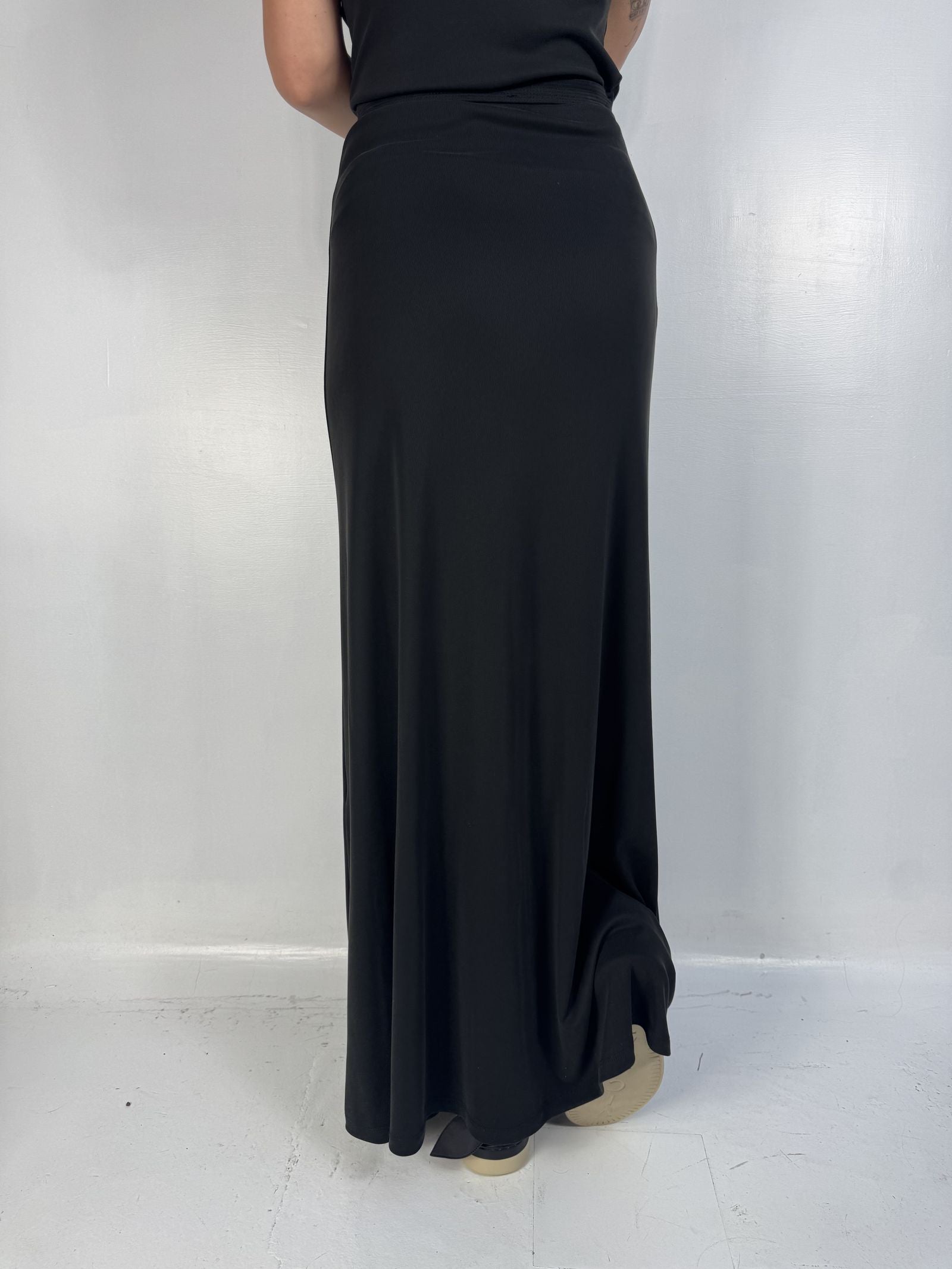Gonna lunga con elastico - Eleh SS260073 NERO ELEH 