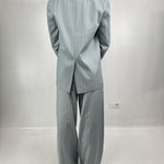 Pantalone con motivo a righe - Eleh SS260118 CELESTE ELEH 